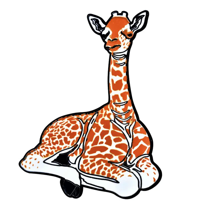 Giraffe calf pin